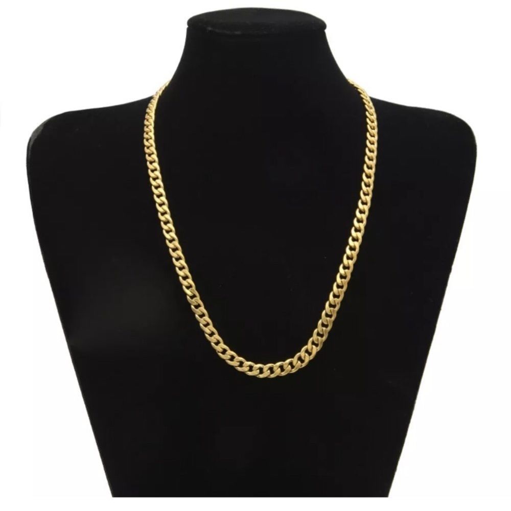 New Cuban Link Chain Necklace 20” Yellow Gold Mens